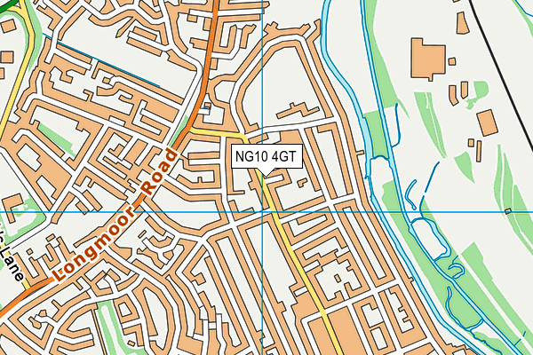 NG10 4GT map - OS VectorMap District (Ordnance Survey)