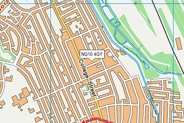 NG10 4GY map - OS VectorMap District (Ordnance Survey)