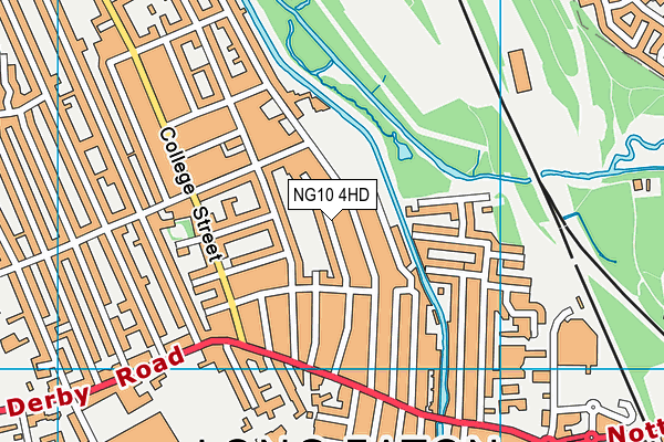 NG10 4HD map - OS VectorMap District (Ordnance Survey)