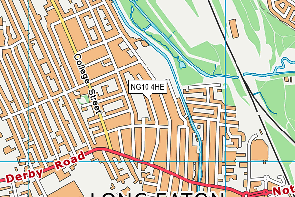 NG10 4HE map - OS VectorMap District (Ordnance Survey)