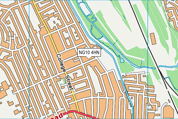 NG10 4HN map - OS VectorMap District (Ordnance Survey)