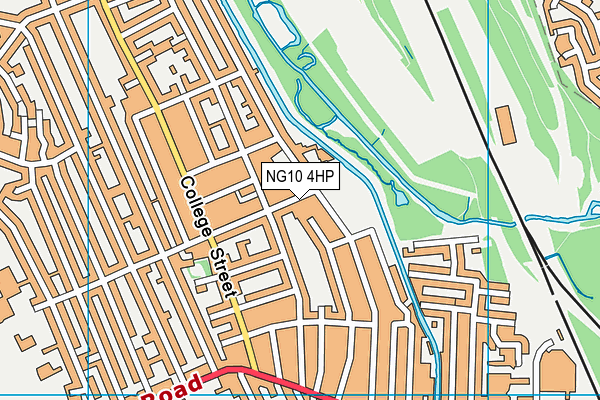 NG10 4HP map - OS VectorMap District (Ordnance Survey)