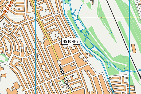 NG10 4HS map - OS VectorMap District (Ordnance Survey)