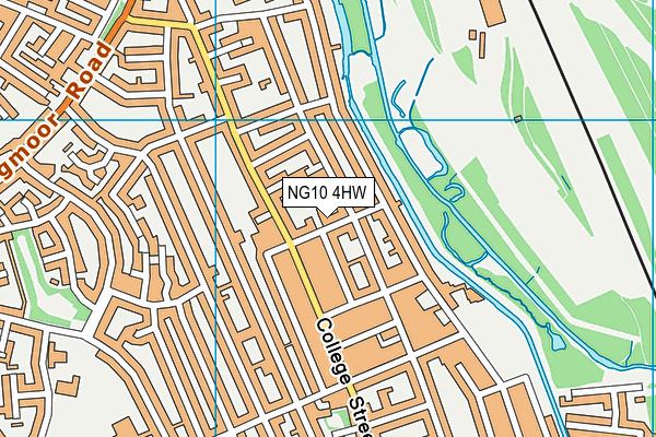 NG10 4HW map - OS VectorMap District (Ordnance Survey)