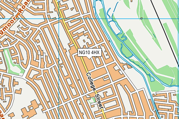 NG10 4HX map - OS VectorMap District (Ordnance Survey)