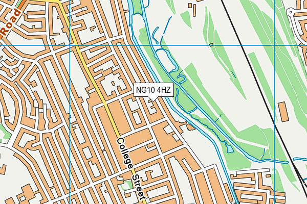 NG10 4HZ map - OS VectorMap District (Ordnance Survey)