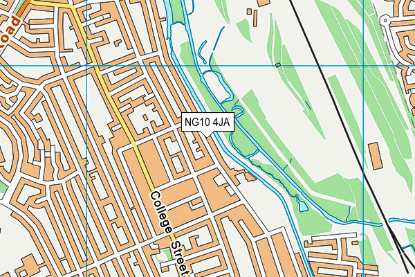 NG10 4JA map - OS VectorMap District (Ordnance Survey)