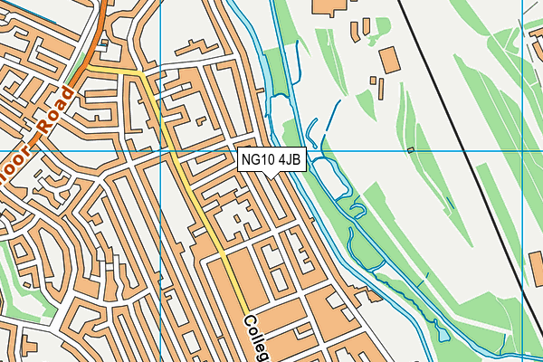 NG10 4JB map - OS VectorMap District (Ordnance Survey)