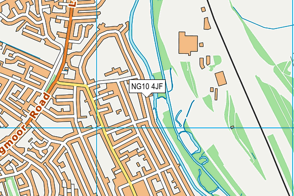 NG10 4JF map - OS VectorMap District (Ordnance Survey)