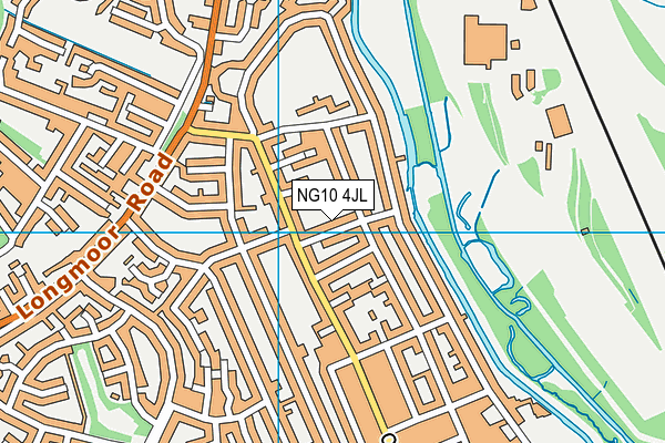 NG10 4JL map - OS VectorMap District (Ordnance Survey)