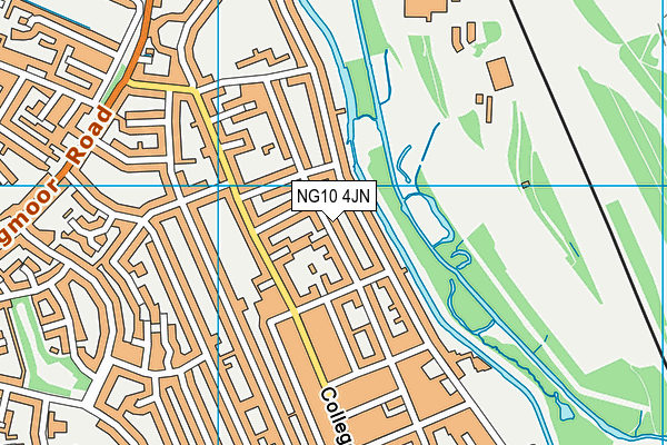 NG10 4JN map - OS VectorMap District (Ordnance Survey)