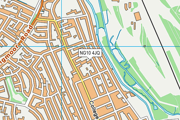 NG10 4JQ map - OS VectorMap District (Ordnance Survey)