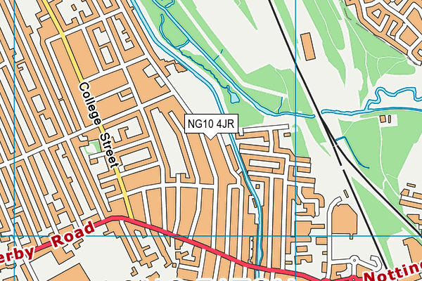 NG10 4JR map - OS VectorMap District (Ordnance Survey)