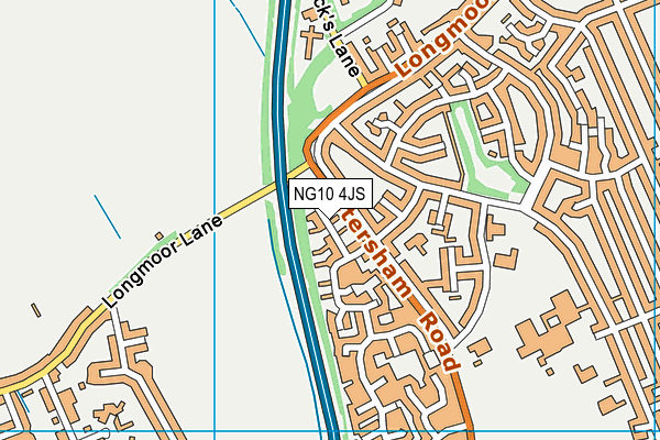 NG10 4JS map - OS VectorMap District (Ordnance Survey)