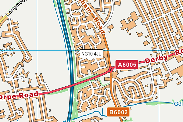 NG10 4JU map - OS VectorMap District (Ordnance Survey)