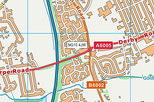 NG10 4JW map - OS VectorMap District (Ordnance Survey)