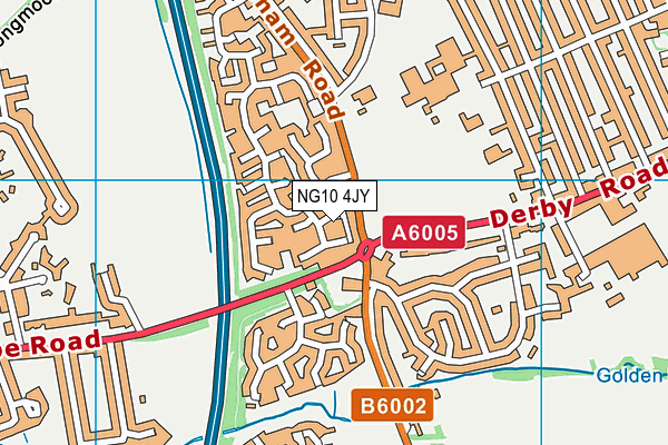 NG10 4JY map - OS VectorMap District (Ordnance Survey)