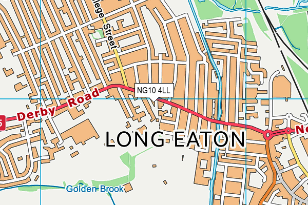 NG10 4LL map - OS VectorMap District (Ordnance Survey)