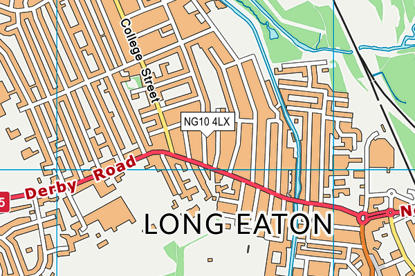 NG10 4LX map - OS VectorMap District (Ordnance Survey)