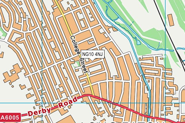NG10 4NJ map - OS VectorMap District (Ordnance Survey)