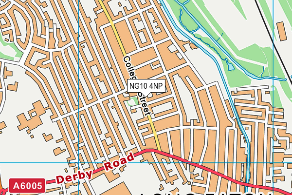 NG10 4NP map - OS VectorMap District (Ordnance Survey)