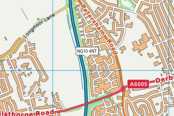 NG10 4NT map - OS VectorMap District (Ordnance Survey)