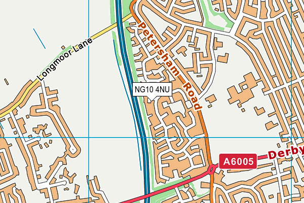 NG10 4NU map - OS VectorMap District (Ordnance Survey)