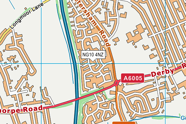 NG10 4NZ map - OS VectorMap District (Ordnance Survey)