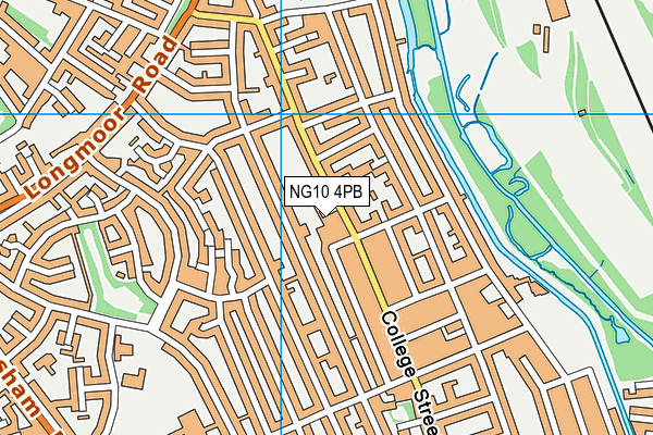 NG10 4PB map - OS VectorMap District (Ordnance Survey)