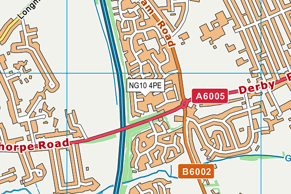 NG10 4PE map - OS VectorMap District (Ordnance Survey)