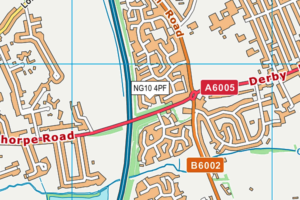 NG10 4PF map - OS VectorMap District (Ordnance Survey)