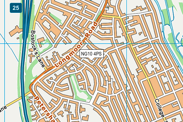 NG10 4PS map - OS VectorMap District (Ordnance Survey)