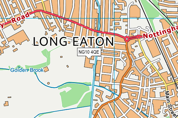 NG10 4QE map - OS VectorMap District (Ordnance Survey)