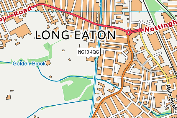 NG10 4QG map - OS VectorMap District (Ordnance Survey)