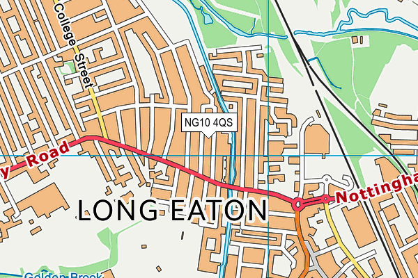 NG10 4QS map - OS VectorMap District (Ordnance Survey)