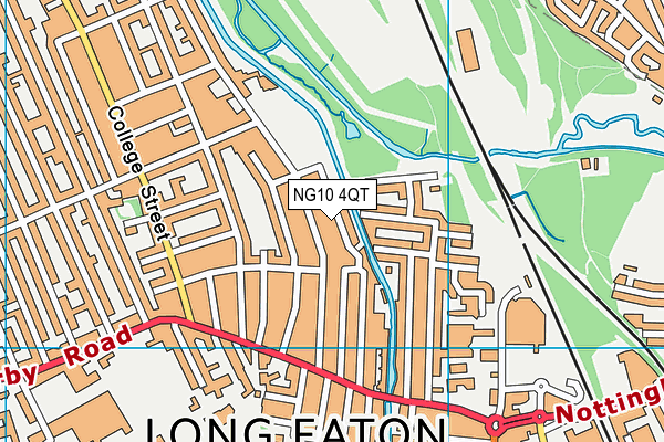 NG10 4QT map - OS VectorMap District (Ordnance Survey)
