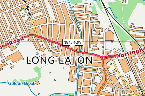 NG10 4QW map - OS VectorMap District (Ordnance Survey)