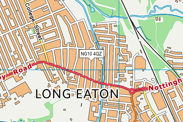 NG10 4QZ map - OS VectorMap District (Ordnance Survey)