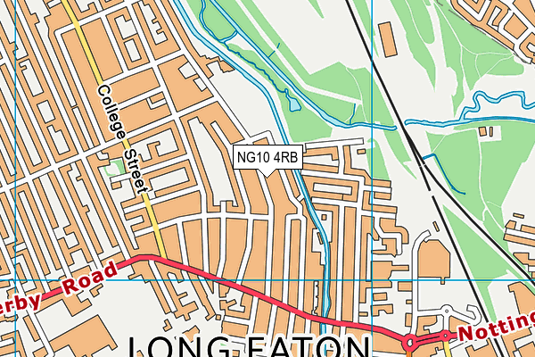NG10 4RB map - OS VectorMap District (Ordnance Survey)