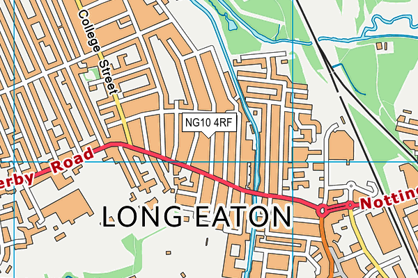 NG10 4RF map - OS VectorMap District (Ordnance Survey)