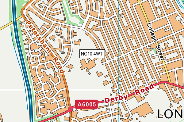 NG10 4WT map - OS VectorMap District (Ordnance Survey)