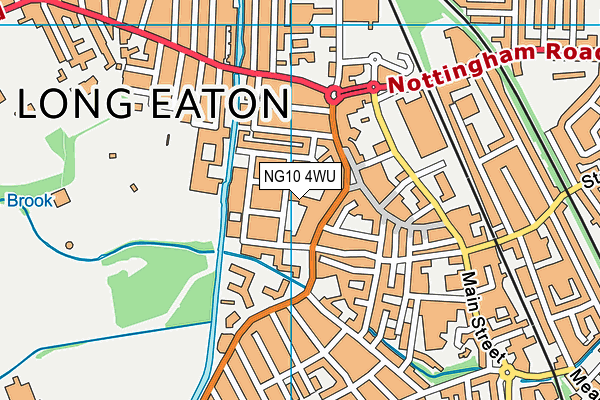 NG10 4WU map - OS VectorMap District (Ordnance Survey)