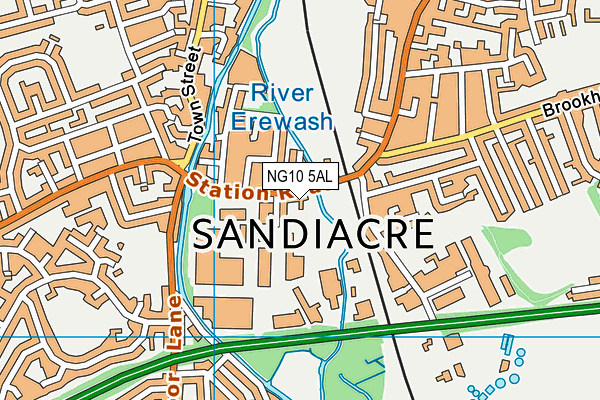 NG10 5AL map - OS VectorMap District (Ordnance Survey)