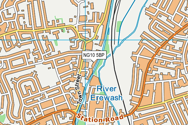 NG10 5BP map - OS VectorMap District (Ordnance Survey)