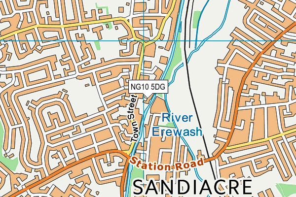 NG10 5DG map - OS VectorMap District (Ordnance Survey)