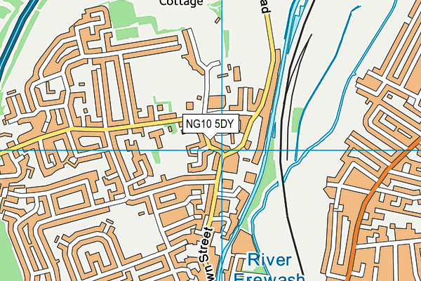 NG10 5DY map - OS VectorMap District (Ordnance Survey)