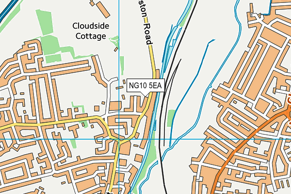 Map of GORDON ASH LANDSCAPES LTD. at district scale