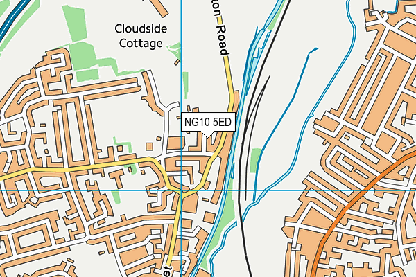 NG10 5ED map - OS VectorMap District (Ordnance Survey)