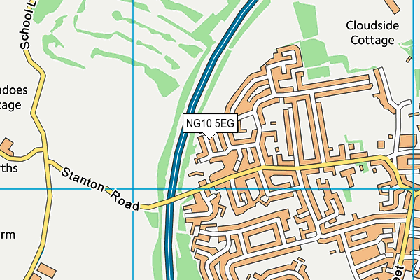 NG10 5EG map - OS VectorMap District (Ordnance Survey)