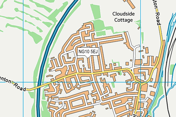 NG10 5EJ map - OS VectorMap District (Ordnance Survey)